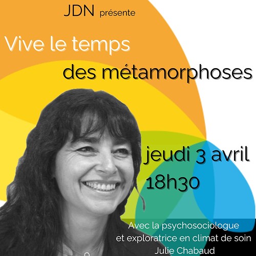 annonce emission JDN#8 - Julie Chabot